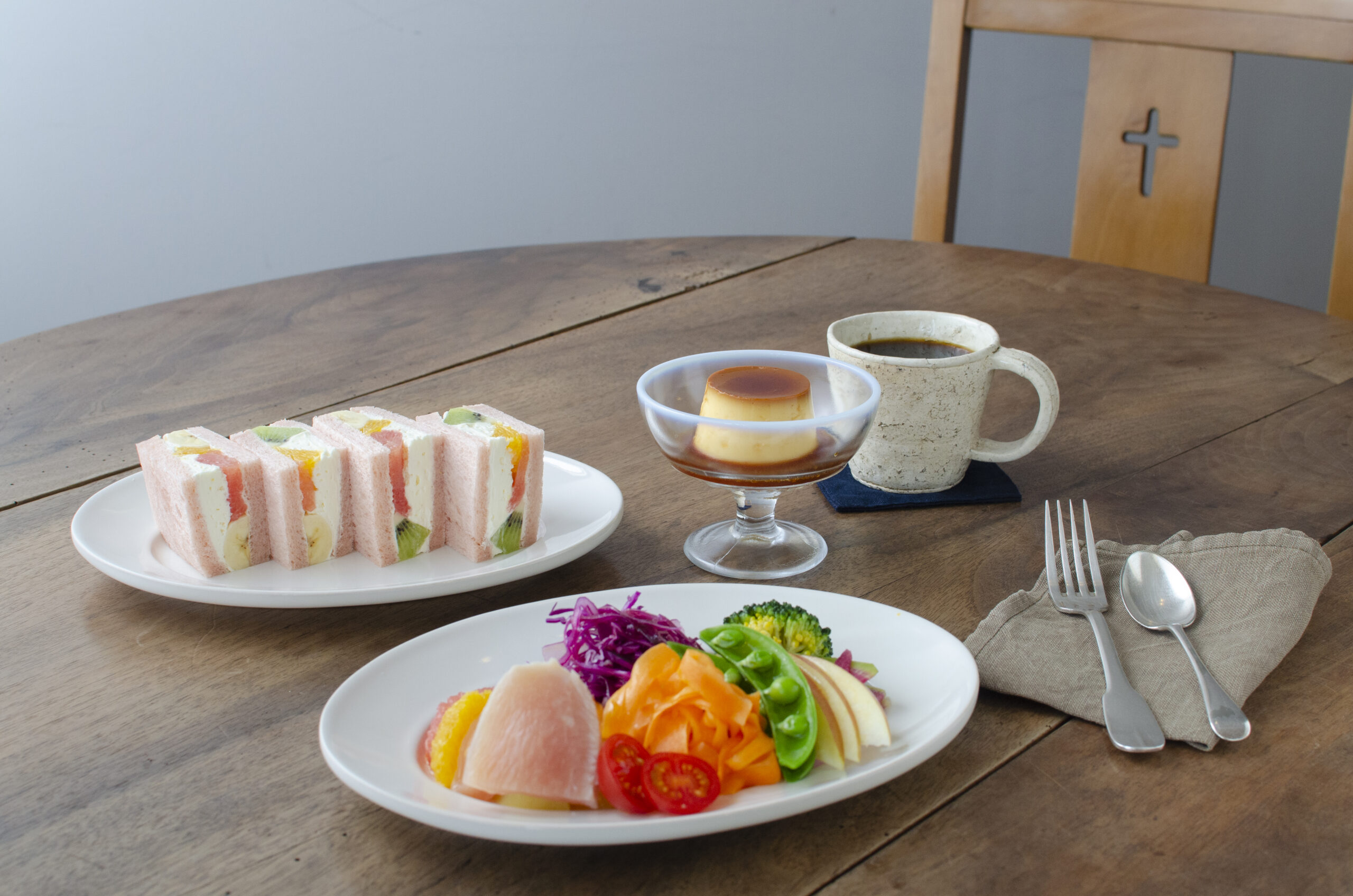 「Cafe Tomiyama」の朝食