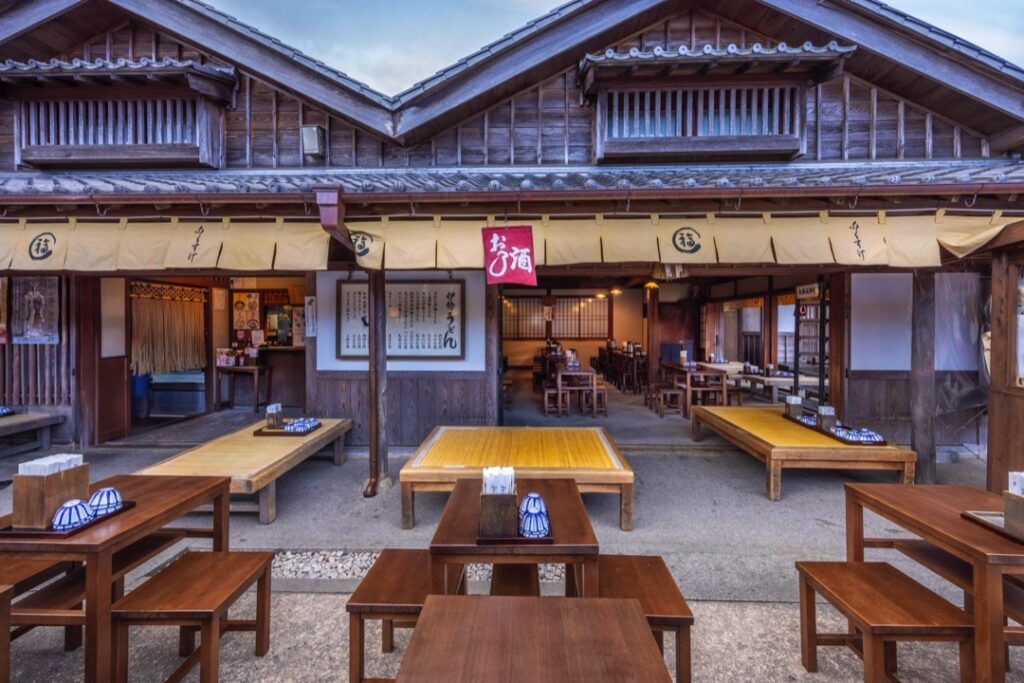 江戸時代の旅人気分で伊勢うどんを堪能1